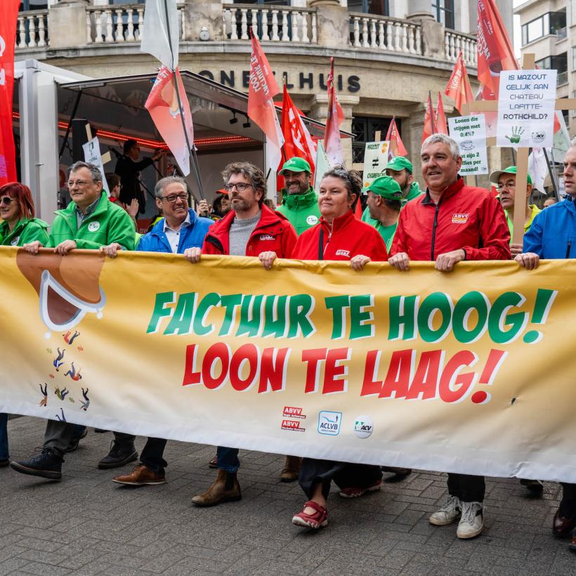 20 juni, massaal op de afspraak in Brussel: “Blokkeer de prijzen, niet de lonen”