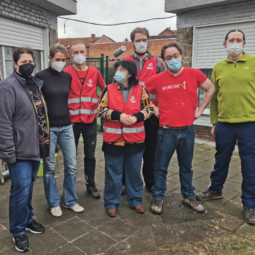SolidariTeams uit Verviers helpen slachtoffers gasontploffing in Turnhout